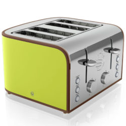 Swan Retro 4 Slice Toaster - Lime